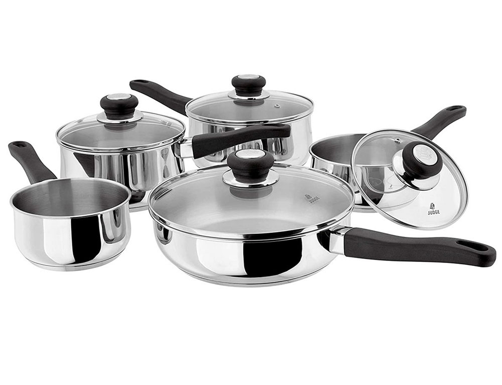 Judge Vista 5 Piece Saucepan Set