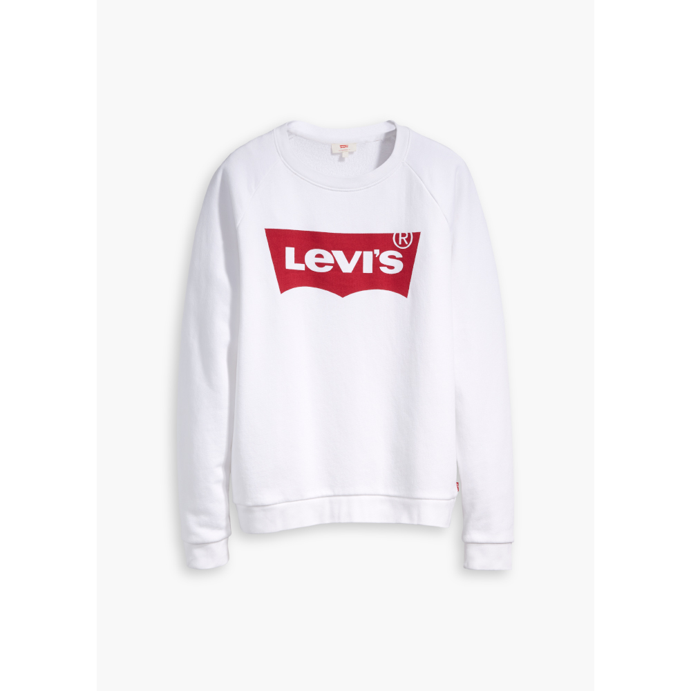 Levi’s® Relaxed Graphic Crew Better Batwing Sweatshirt White