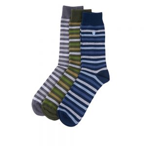 Barbour Stripe Socks – 3 Pack
