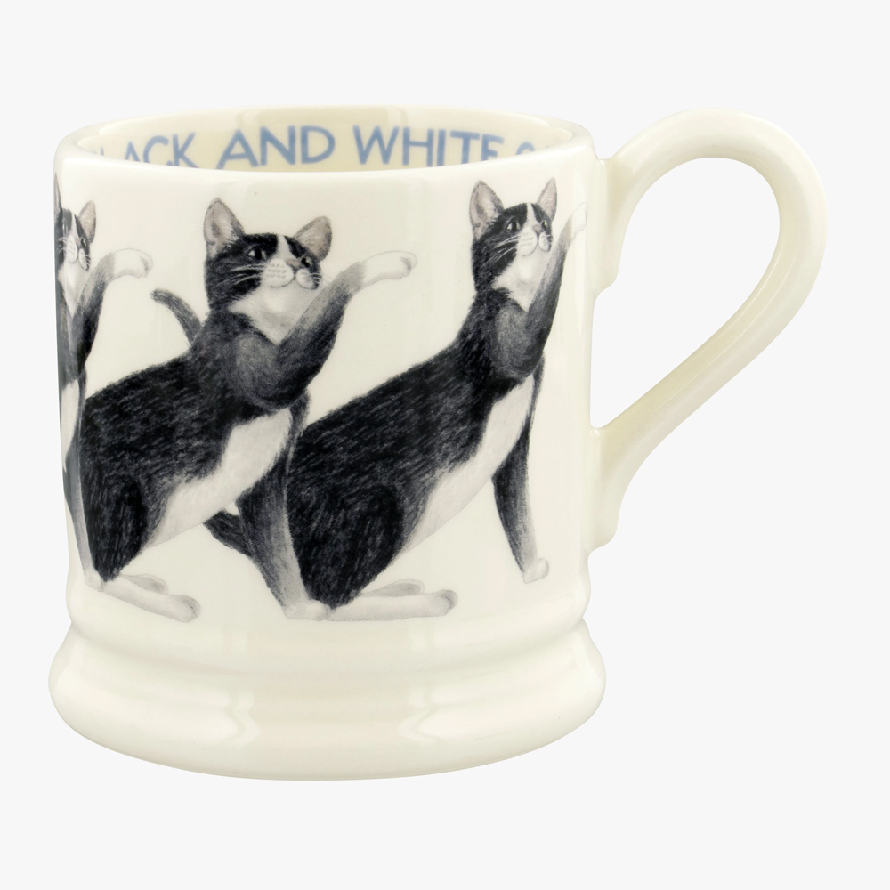 Emma Bridgewater Black & White Cats 1/2 Pint Mug