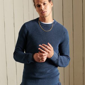 Superdry Academy Dyed Textured Crew