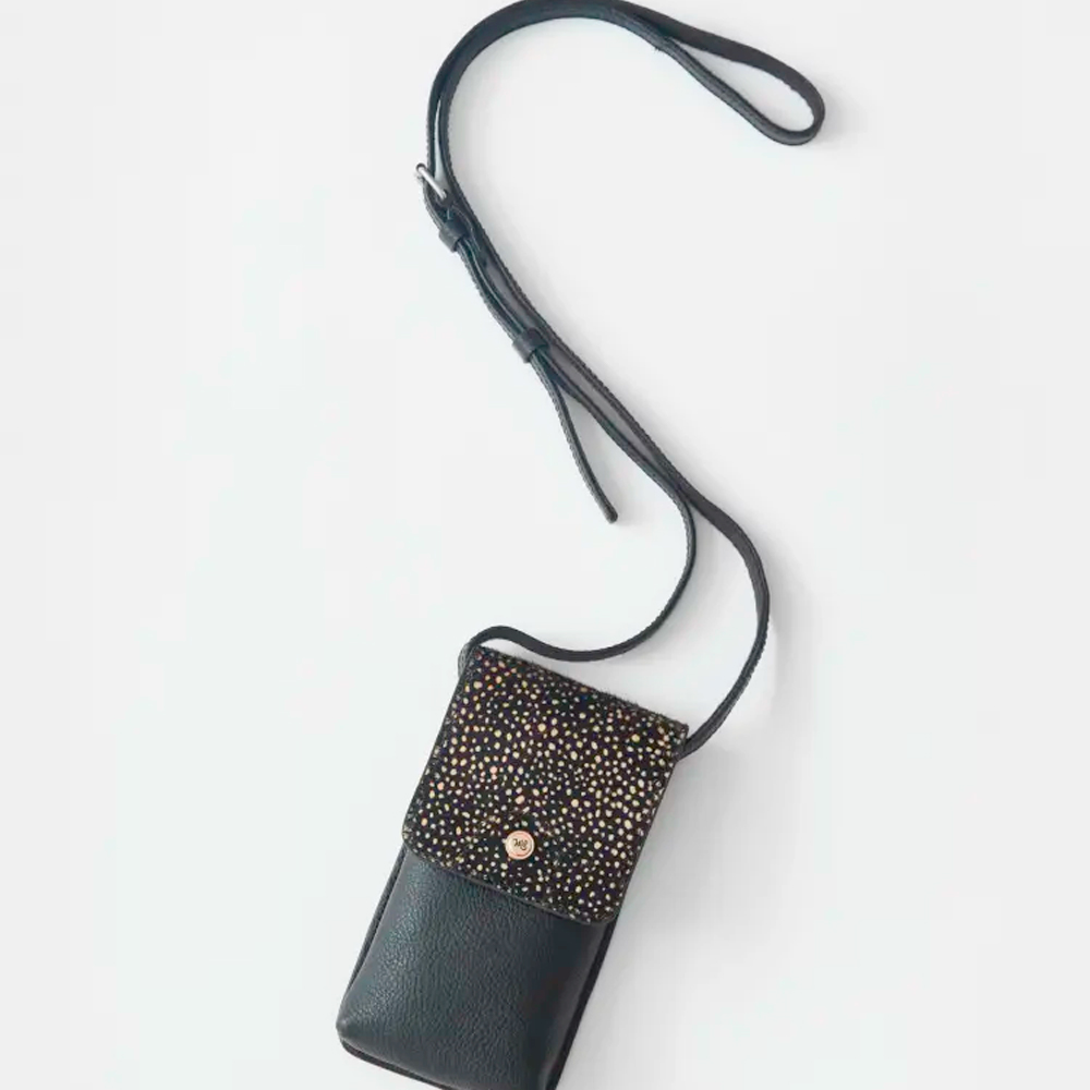 White Stuff Carrie Leather Phone Bag 